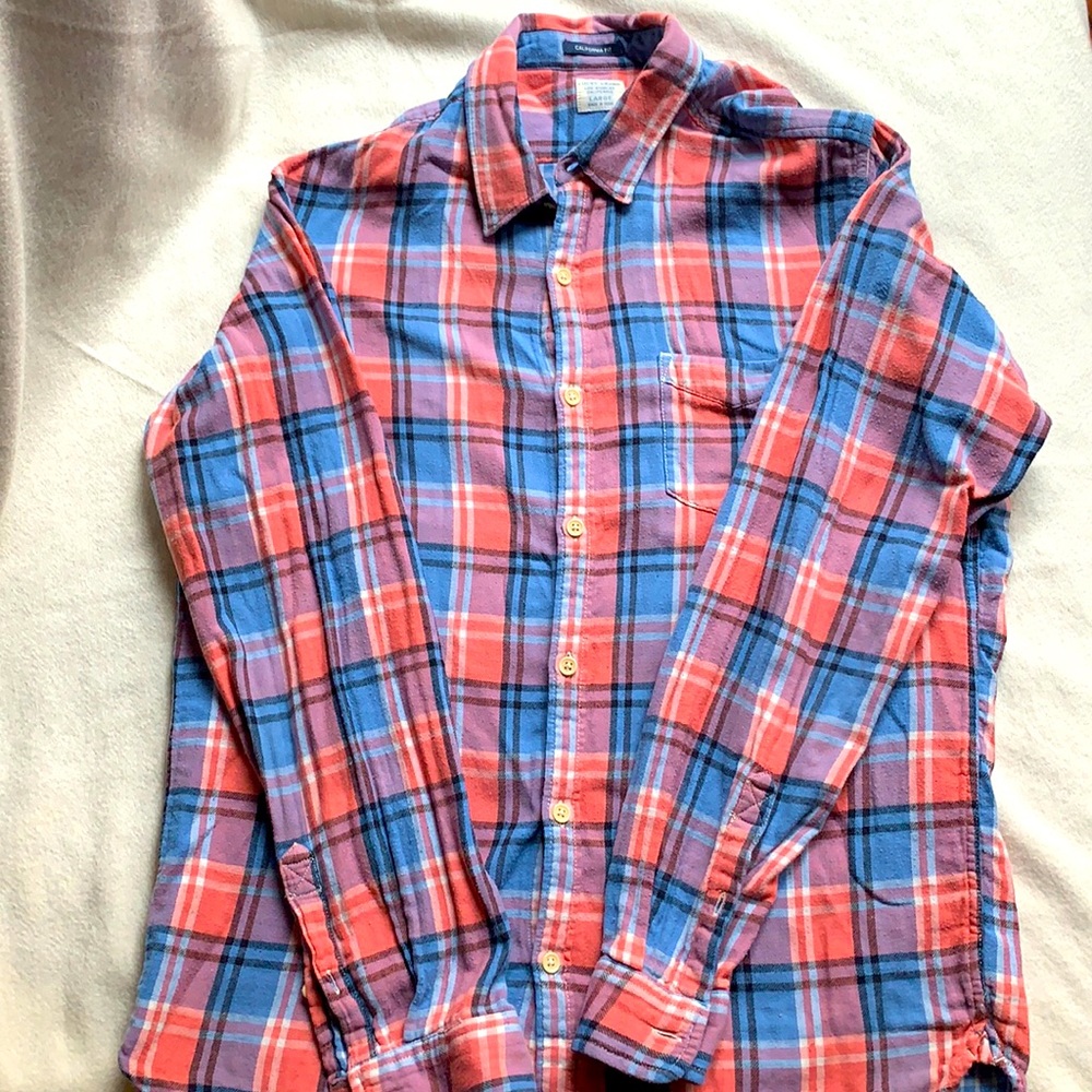 Lucky Brand Men’s Flannel Button Up